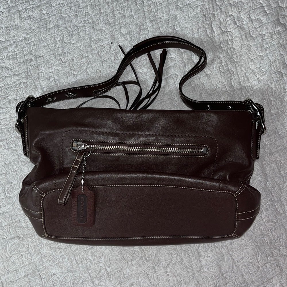 Vintage coach shoulder purse